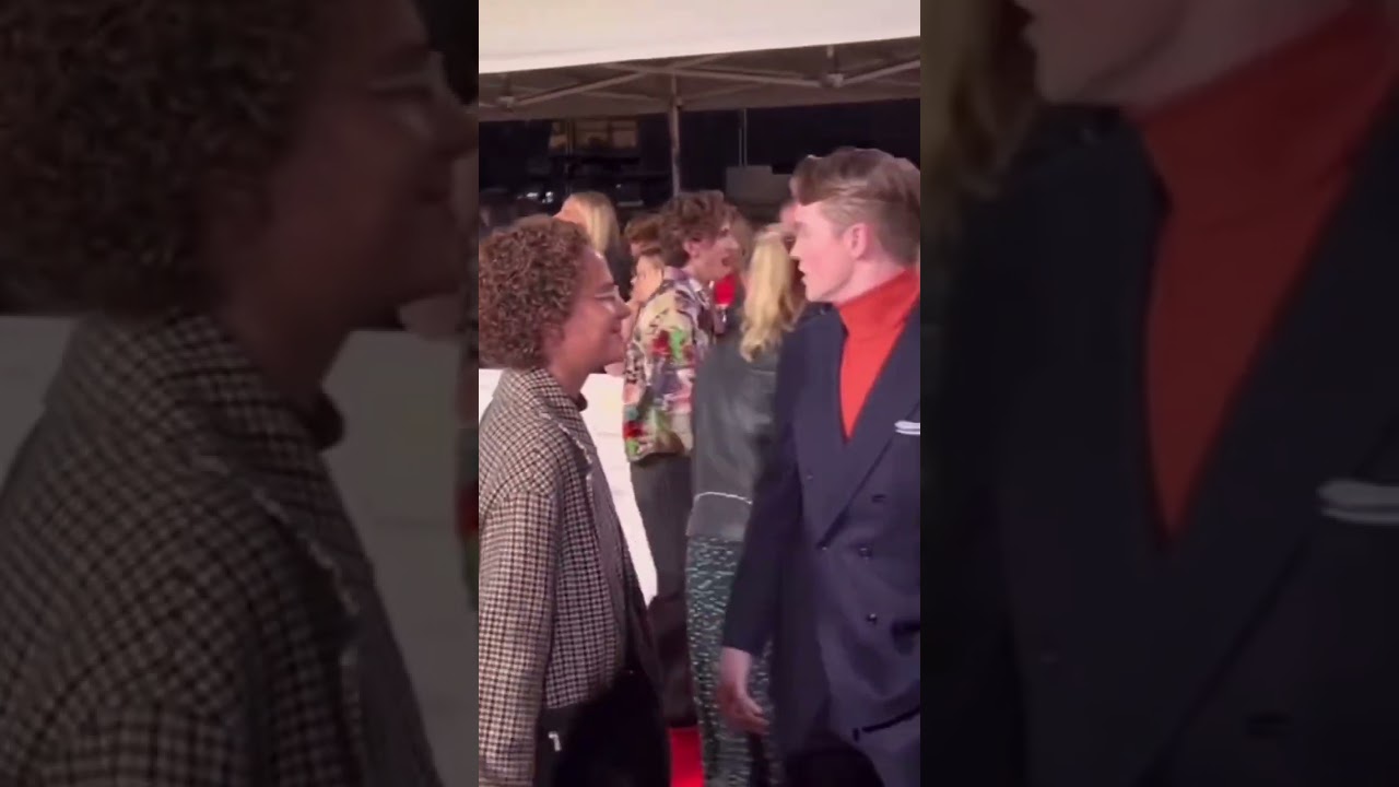 When Kit Connor was looking for Joe Locke in the crowd. ❤️ 🍂 #heartstopper #shorts #youtubeshorts