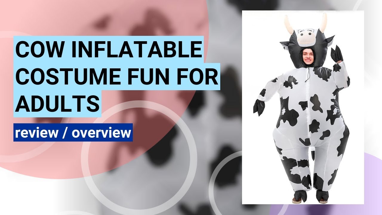 Review: Hilarious Cow Inflatable Costume for Halloween & Christmas!