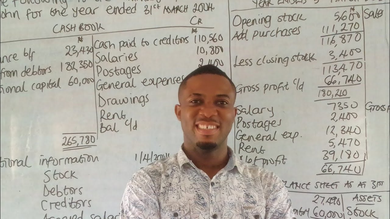 SOLUTION TO SINGLE ENTRY AND INCOMPLETE RECORDS (PART 3) #SINGLEENTRY #PROFIT #VIRAL #INCOMPLETE