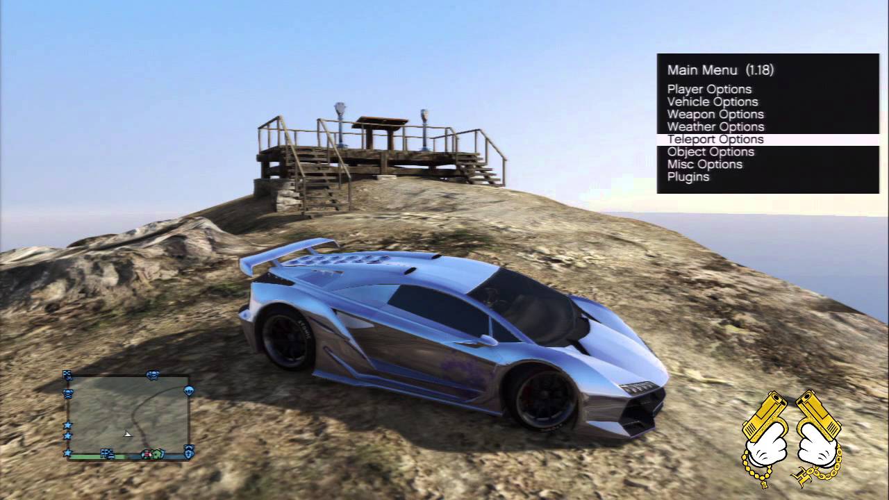 presentation de mes mods menu gta v ( ps3 )