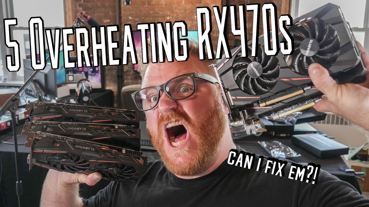 I paid $300 for 5 OVERHEATING mining GPUs - Can i fix them!?
