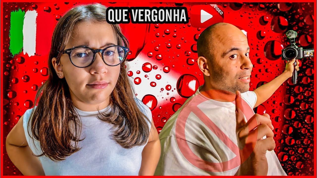 MINHA FILHA ITALIANA TEM VERGONHA DE MIM POR SER YOUTUBER