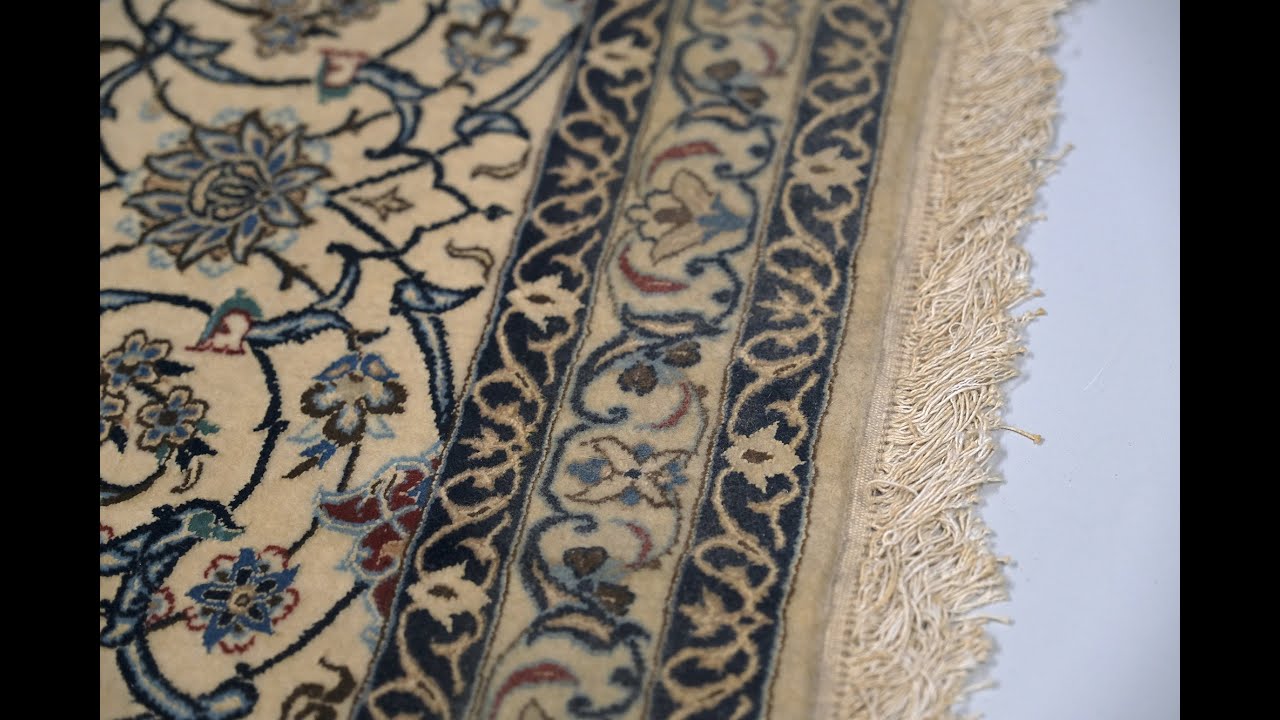 Oriental Persian Rug Cleaning – Restoring the Beauty of a Nain Rug ペルシャ絨毯の洗い方「ナイン絨毯」
