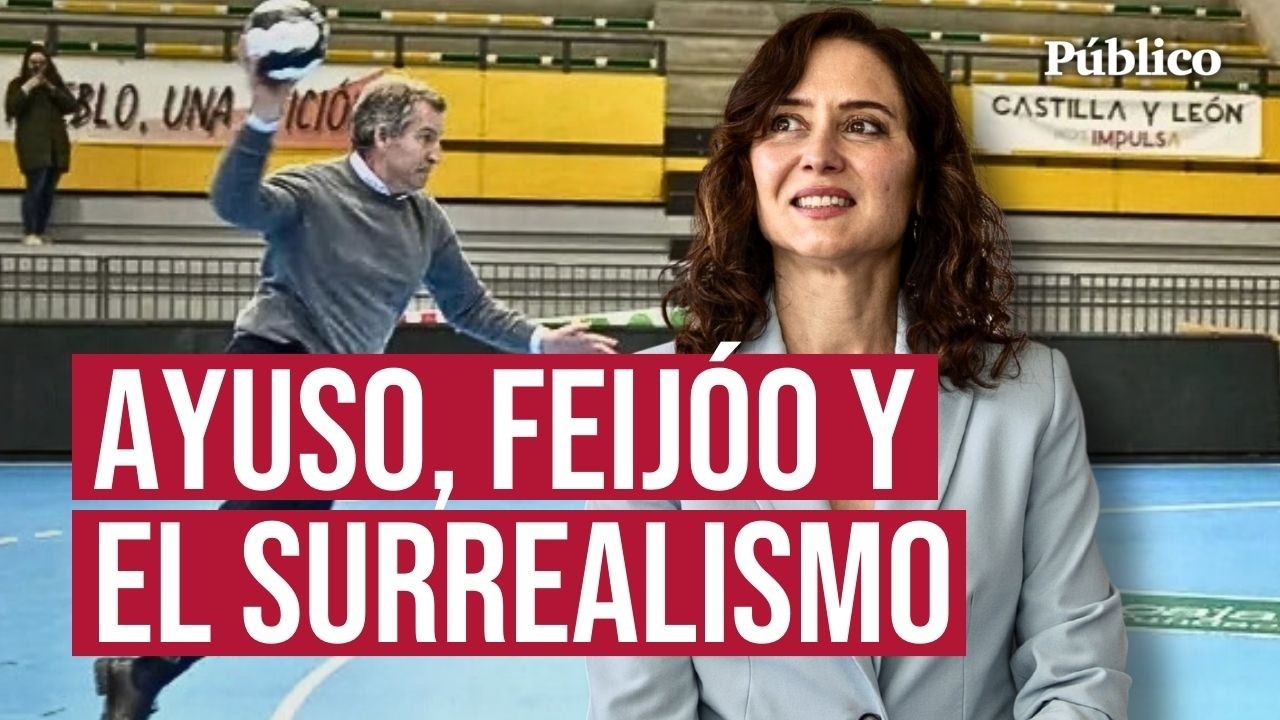 AYUSO se va de viaje y FEIJÓO muestra sus dotes con el balonmano: 