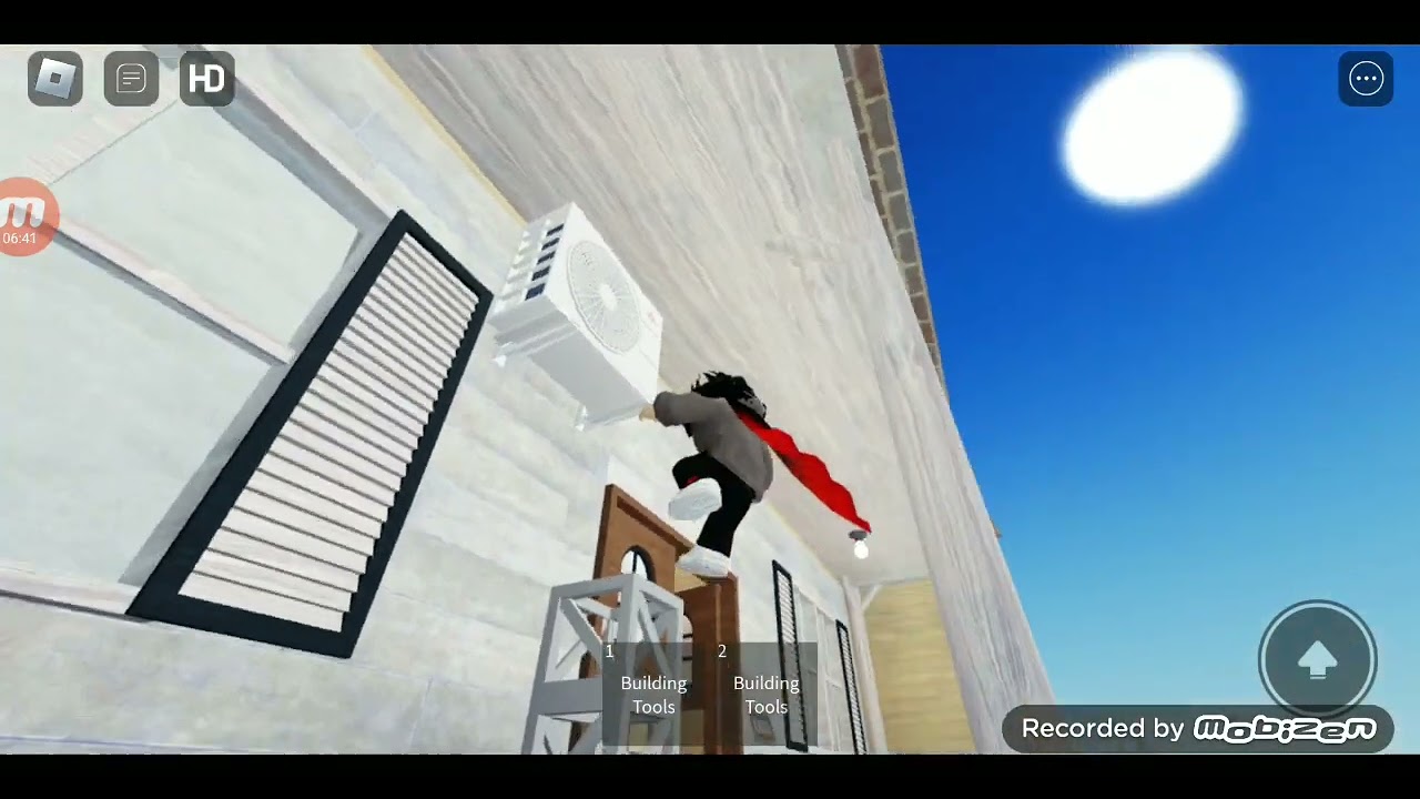 roblox hd admin house change of old Mitsubishi Air conditioner New instal Mitsubishi