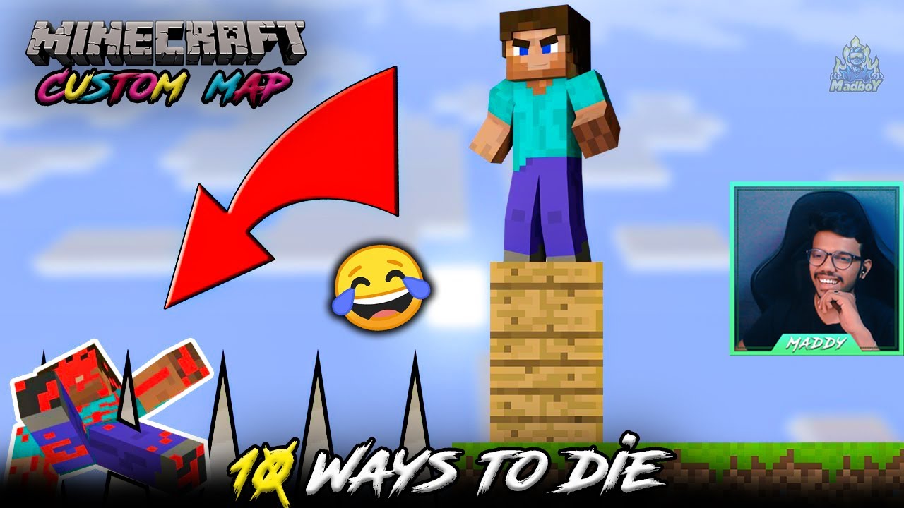 10 Ways To Die  😂| Minecraft Challenge | in Telugu | Maddy Telugu Gamer Minecraft