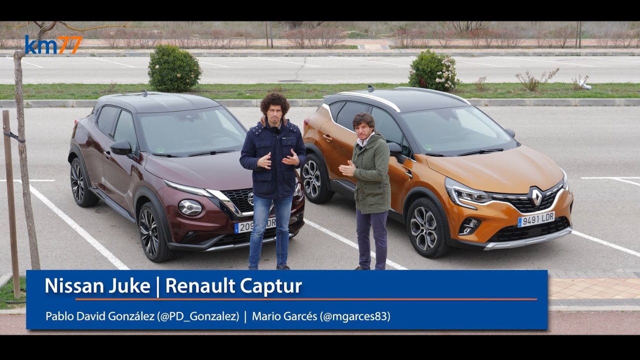 Nissan Juke (2020) y Renault Captur (2020). Comparativa | km77.com