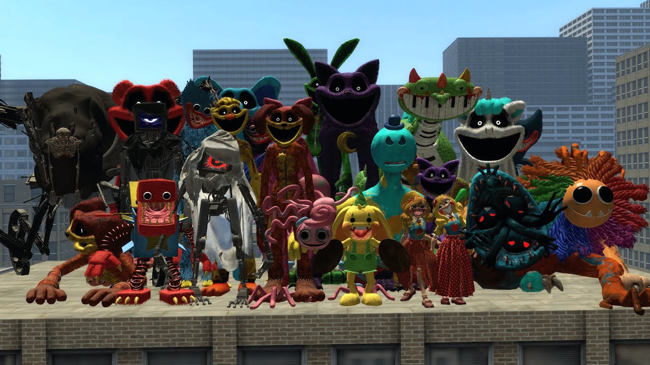 Surviving EVERY Chapter 1, 2, 3, 4 Monster, Poppy Playtime | Garry's Mod
