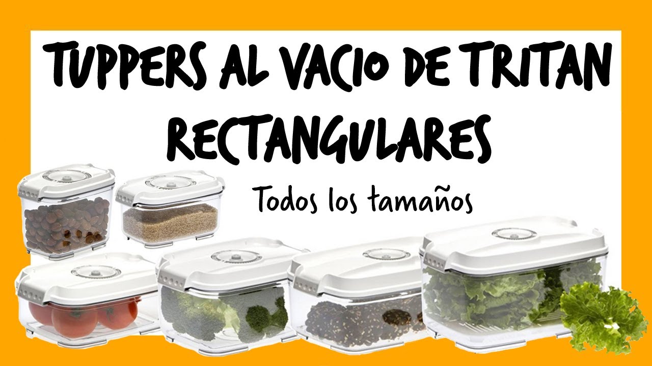 Recipientes al Vacío rectangular de Tritan - Status
