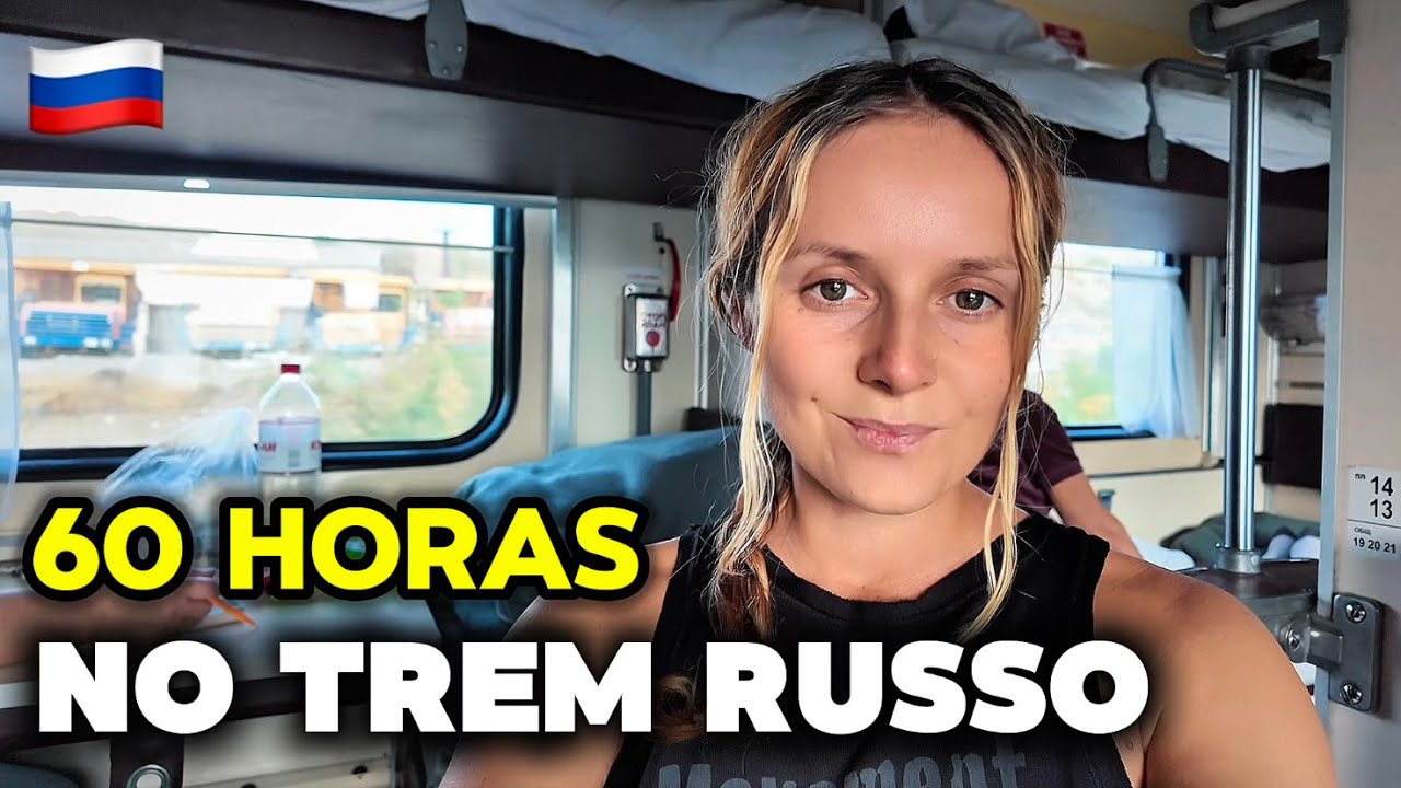 SOBREVIVI A 60 HORAS NO TREM MAIS LOUCO DA RÚSSIA 🇷🇺🚞