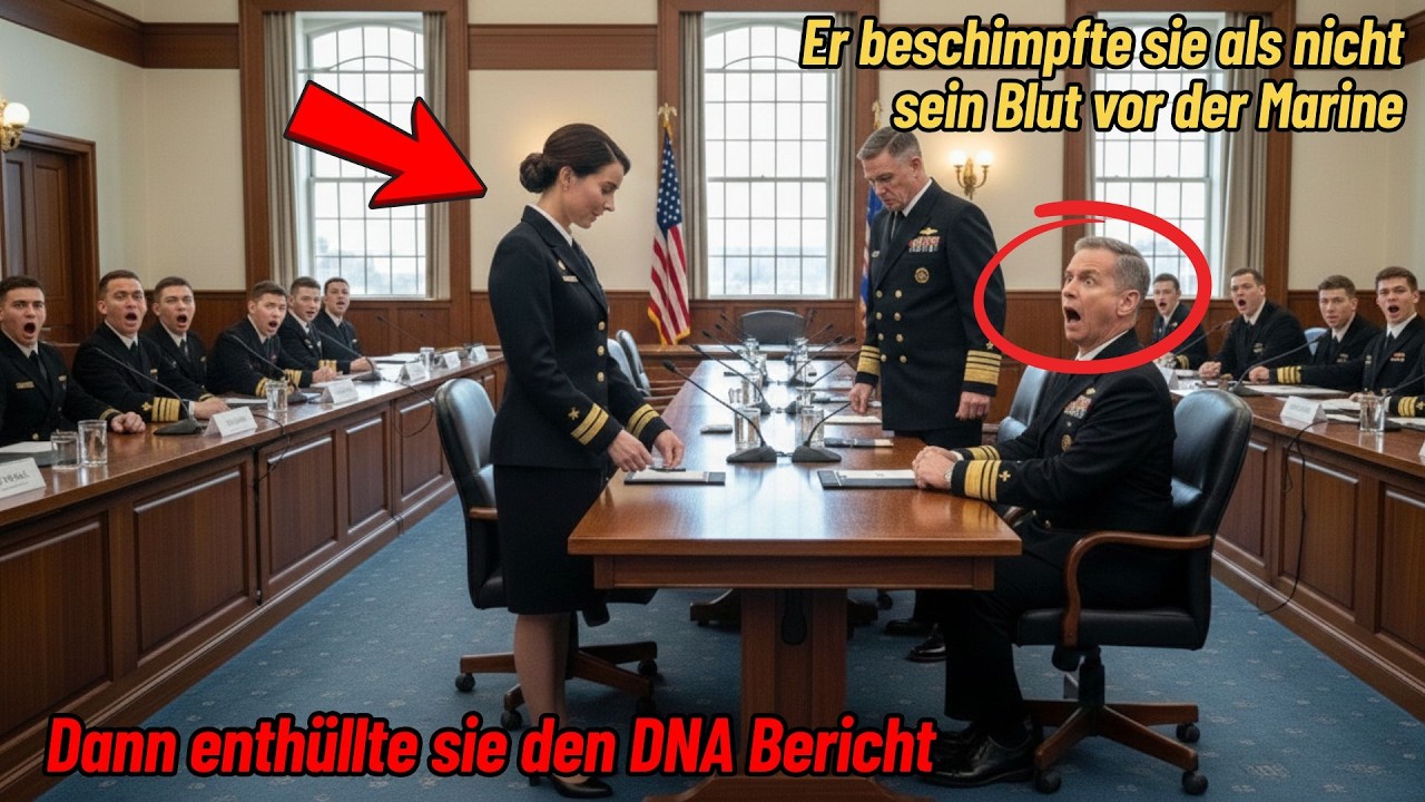 Er beschimpfte sie als nicht sein Blut vor der Marine – dann enthüllte sie den DNA Bericht