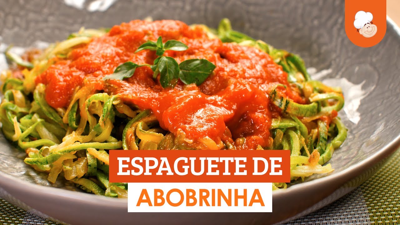 Espaguete de abobrinha — Receitas TudoGostoso