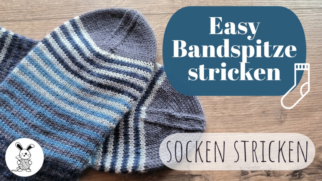 Easy Bandspitze - meine Lieblingssockenspitze - Socken stricken