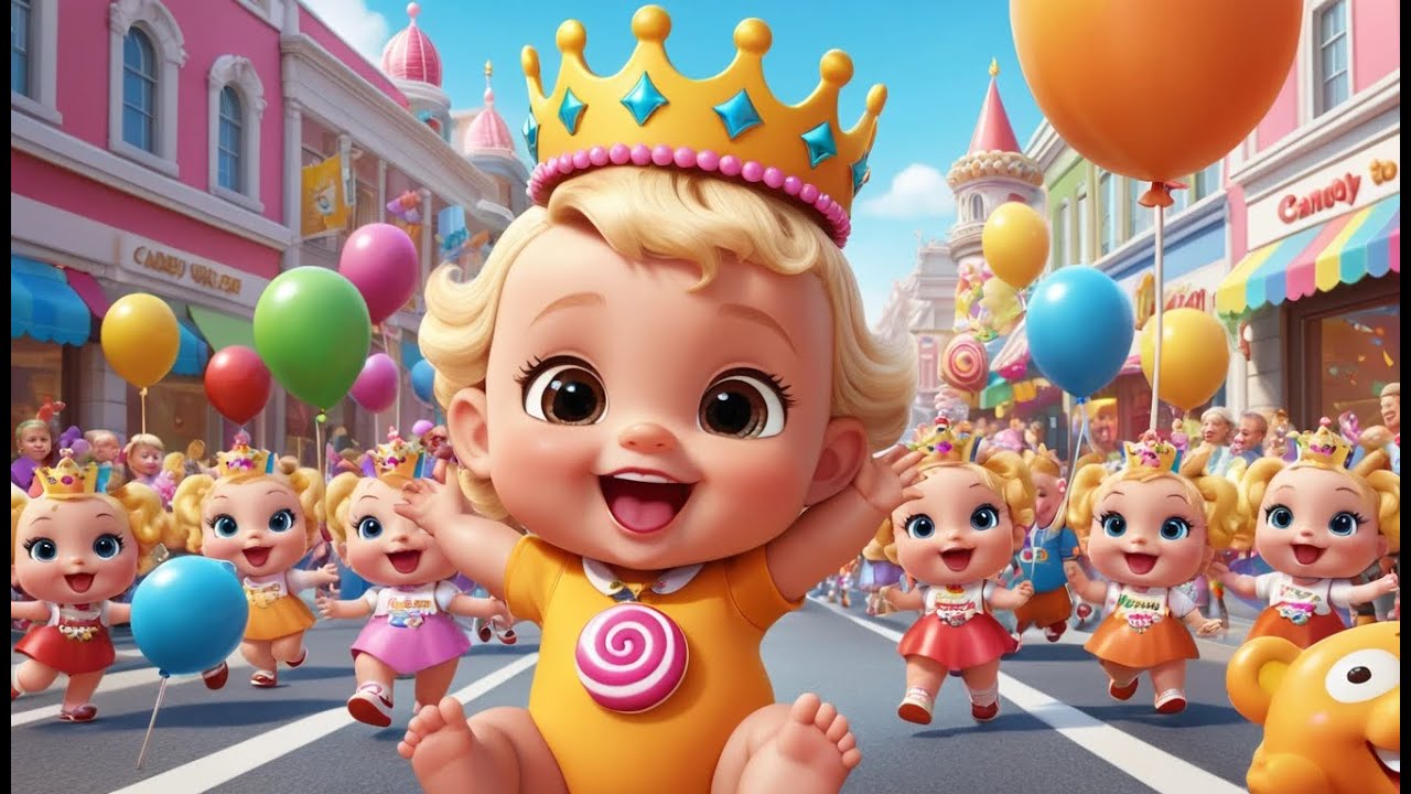 Candyland Zoo Parade of Animals | Fun Kids Song | Sweet Adventure Rhyme
