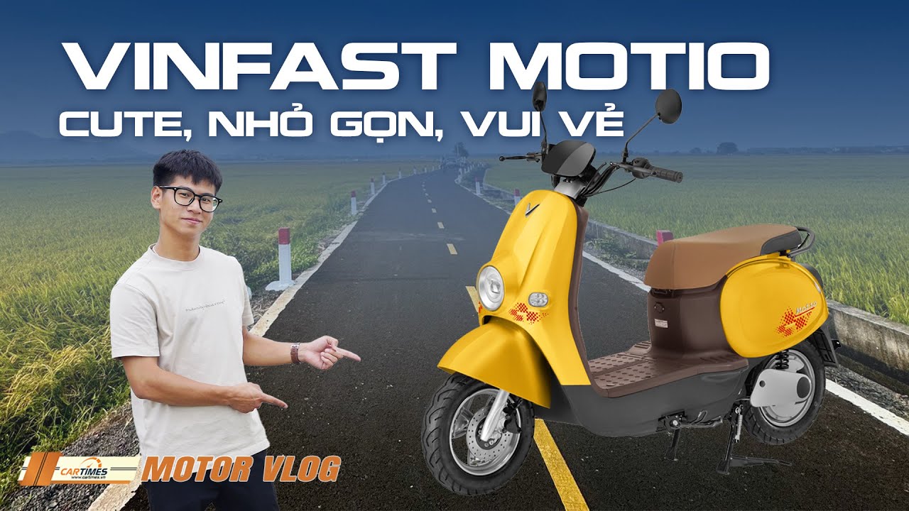 Motor Vlog 03: Luồn lách cực vui với VinFast Motio - xe máy điện không cần bằng lái