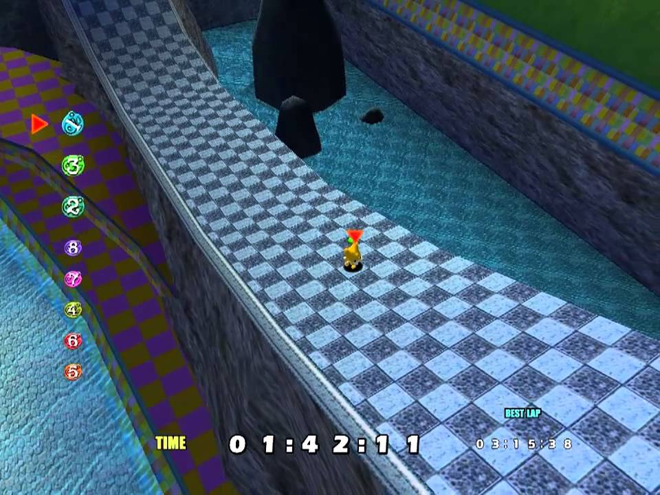 Tails Chao winning the race