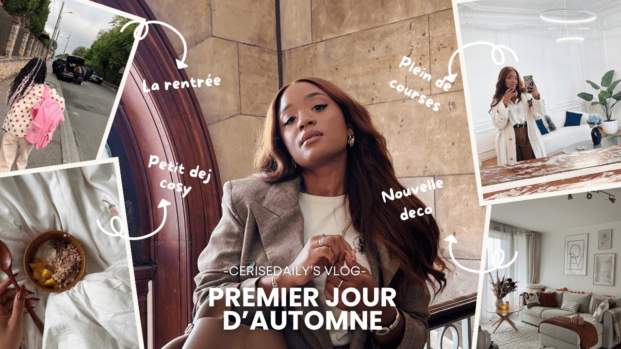day in my life | nouveaux sourcils, nouveau parfum, nouvelle déco 🍂