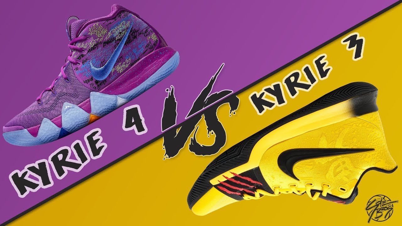 Nike Kyrie 4 vs Kyrie 3! Did the Kyrie Line Upgrade?!
