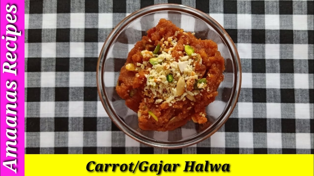 GAJAR KA HALWA TRADITIONAL INDIAN DESSERT RECIPE
