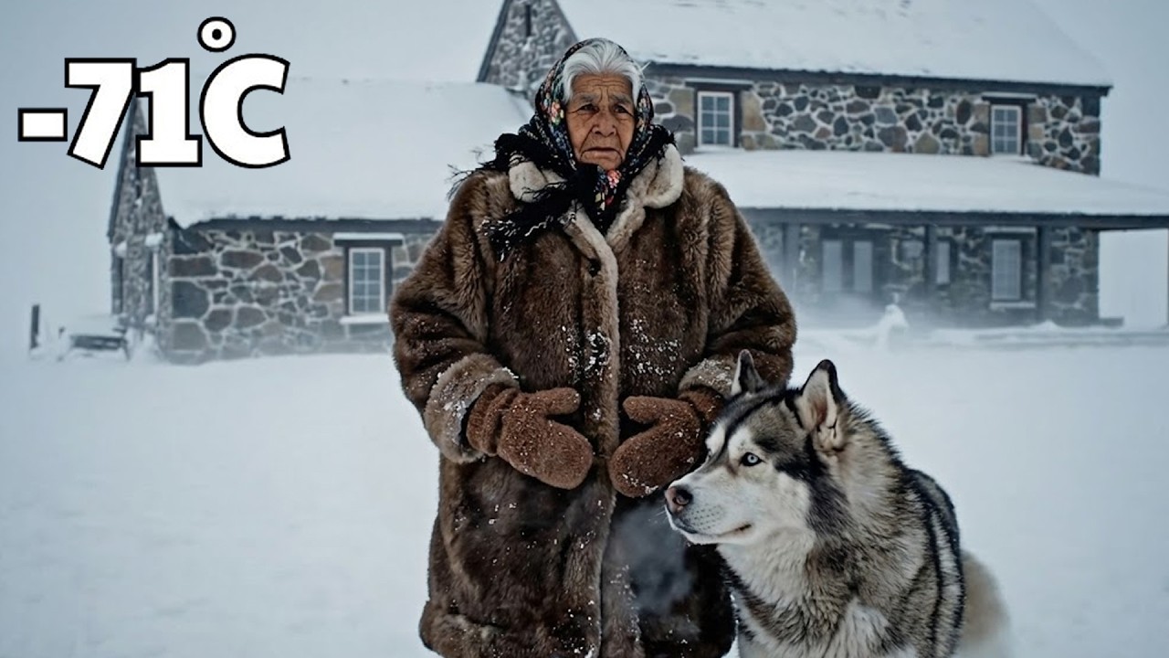 Blizzard at –77°C | 91 Year Old Widow and Grandchild Protect Sheep from Wolves