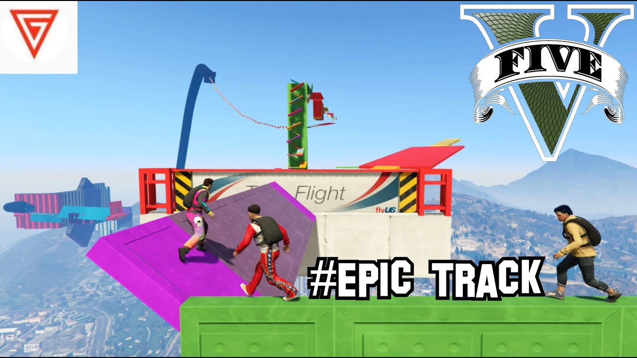 GTA V | Second BEST Walking Running Parkour so far | #GTAEditor