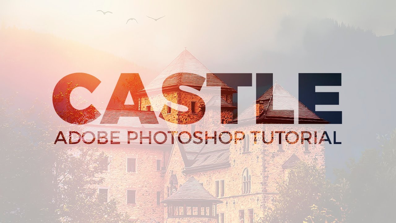 Como poner un TEXTO con EFECTO TRANSPARENTE en PHOTOSHOP | LETRAS HUECO | EFECTO TEXTO TRANSPARENTE