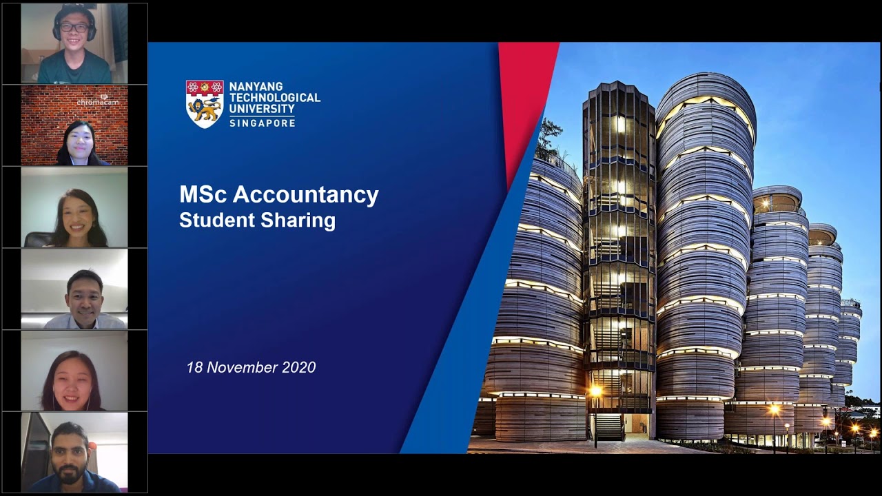 MSc Accountancy Students Sharing Session
