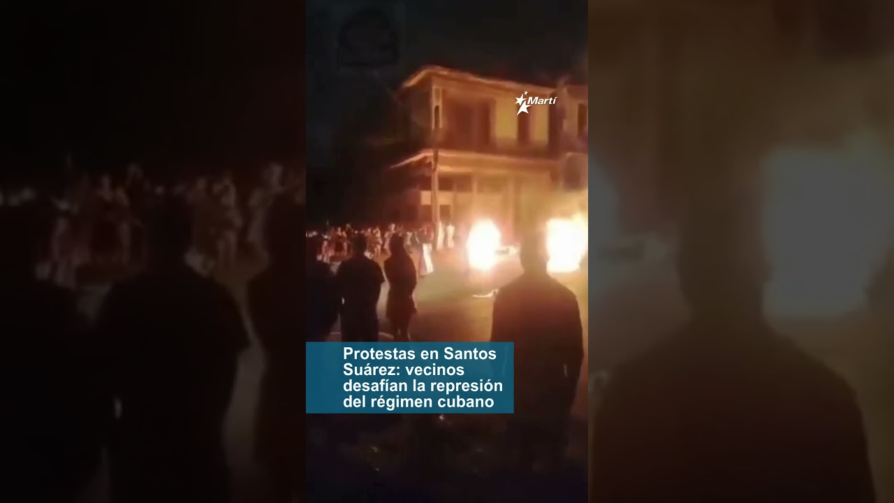 Protestas en Santo Su&aacute;rez: vecinos desaf&iacute;an la represi&oacute;n del r&eacute;gimen cubano