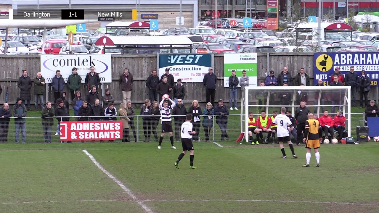 Darlington 3-1 New Mills - Evo-Stik First Division North - 2014/15