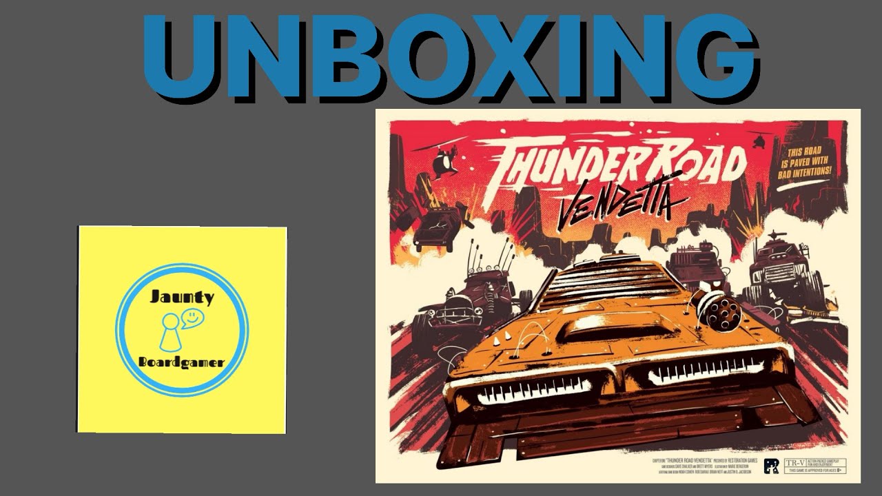 Thunder Road: Vendetta - UNBOXING