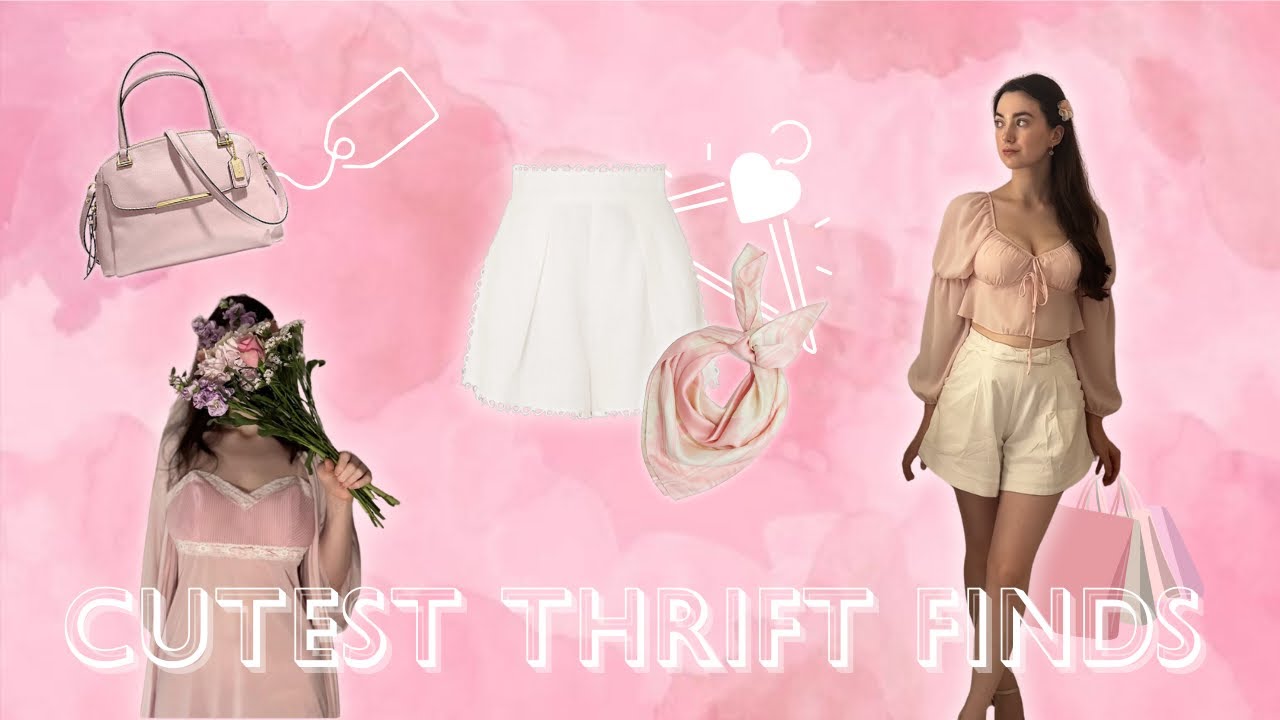 Cutest thrift finds! | secondhand finds, girly thrift haul | 