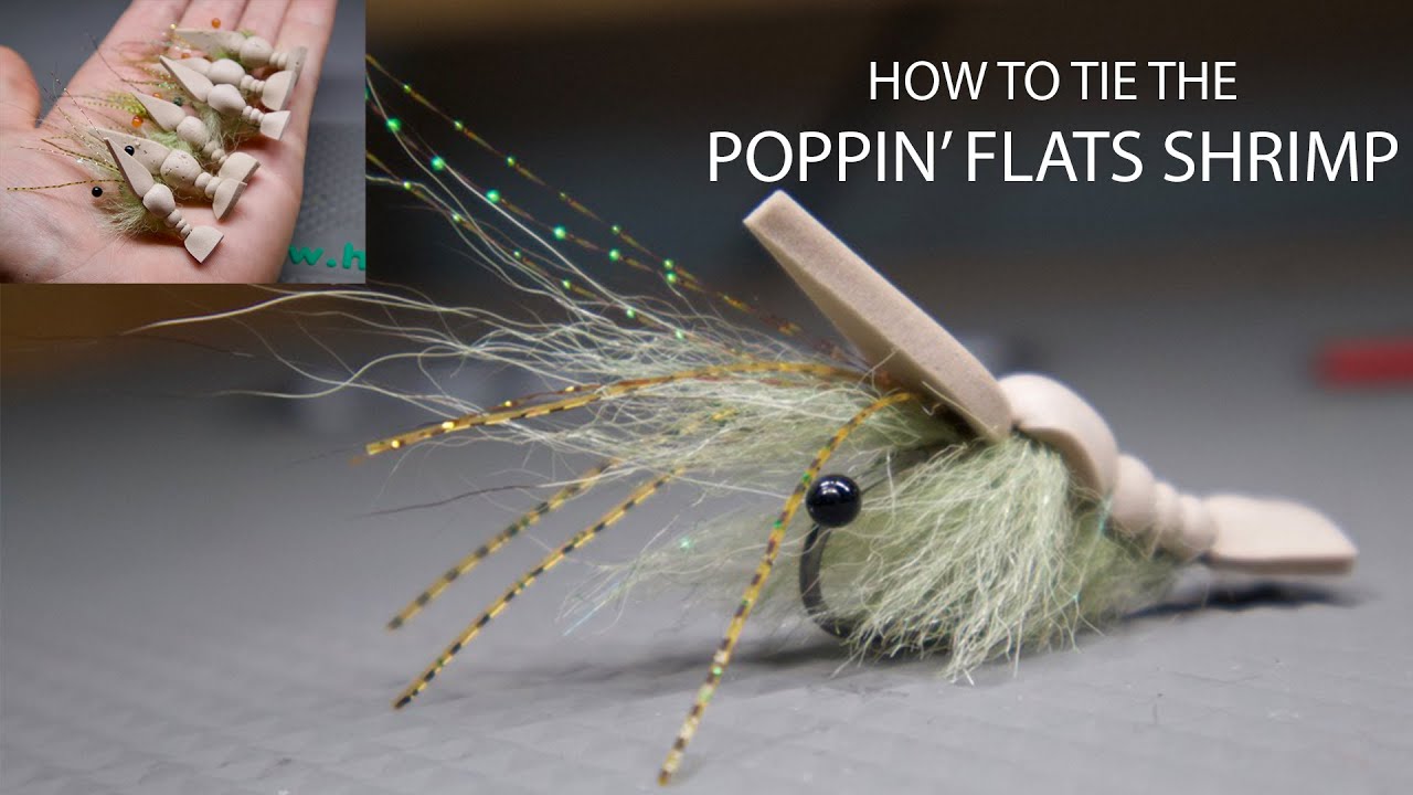 How to tie the Poppin' Flats Shrimp (Gurgler Shrimp) | Fly Tying