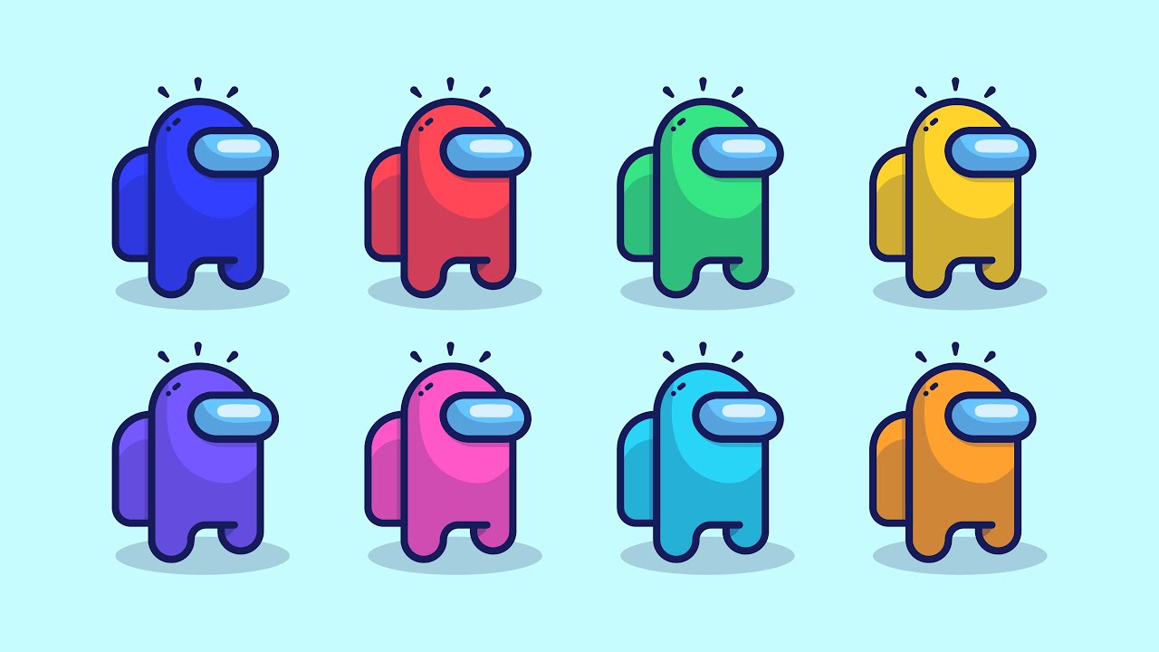 Design among us game  characters ( 🎁 Illustrator File 🎁 )