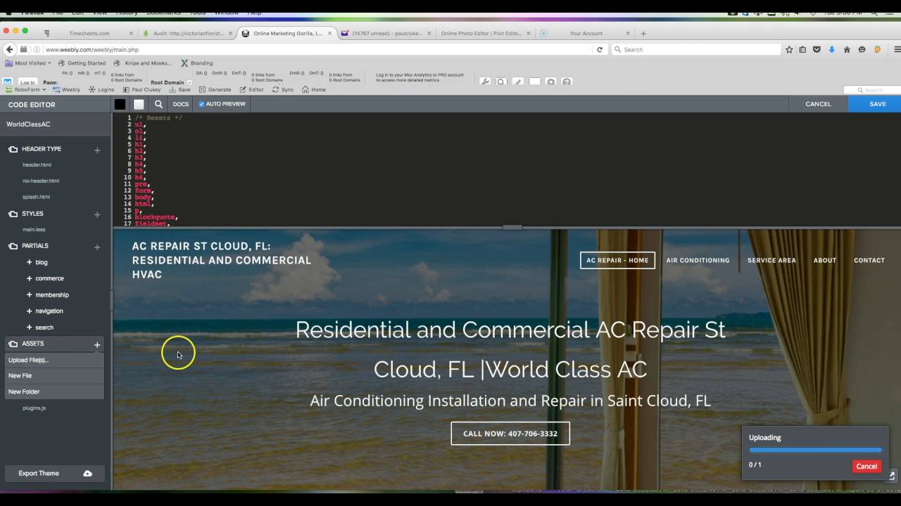 How to Add an Apple Icon to your Weebly site