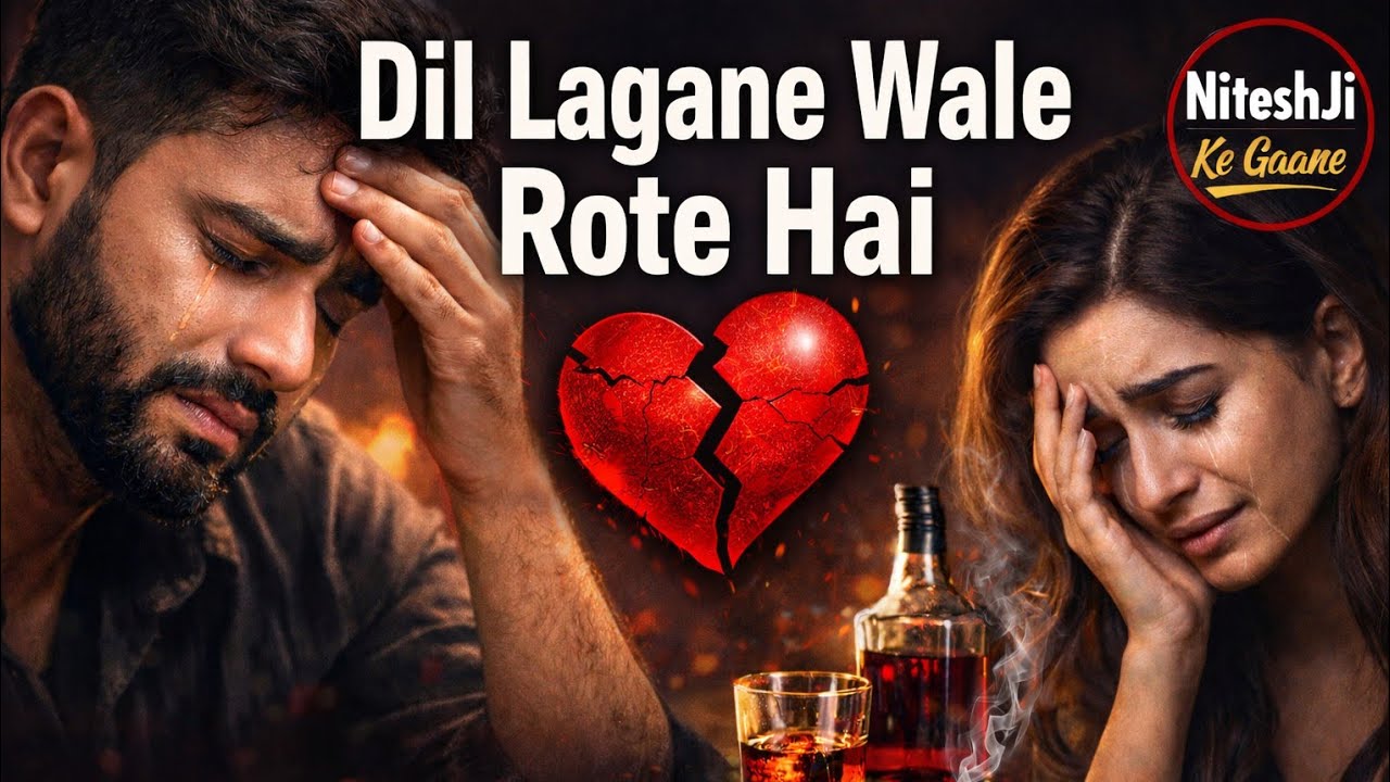 Dil Lagane Wale Rote Hai 🥺💔| Heart' touching sad Song | NiteshJiKeGaane🥺💔|New Song 2025 Retro Songs 