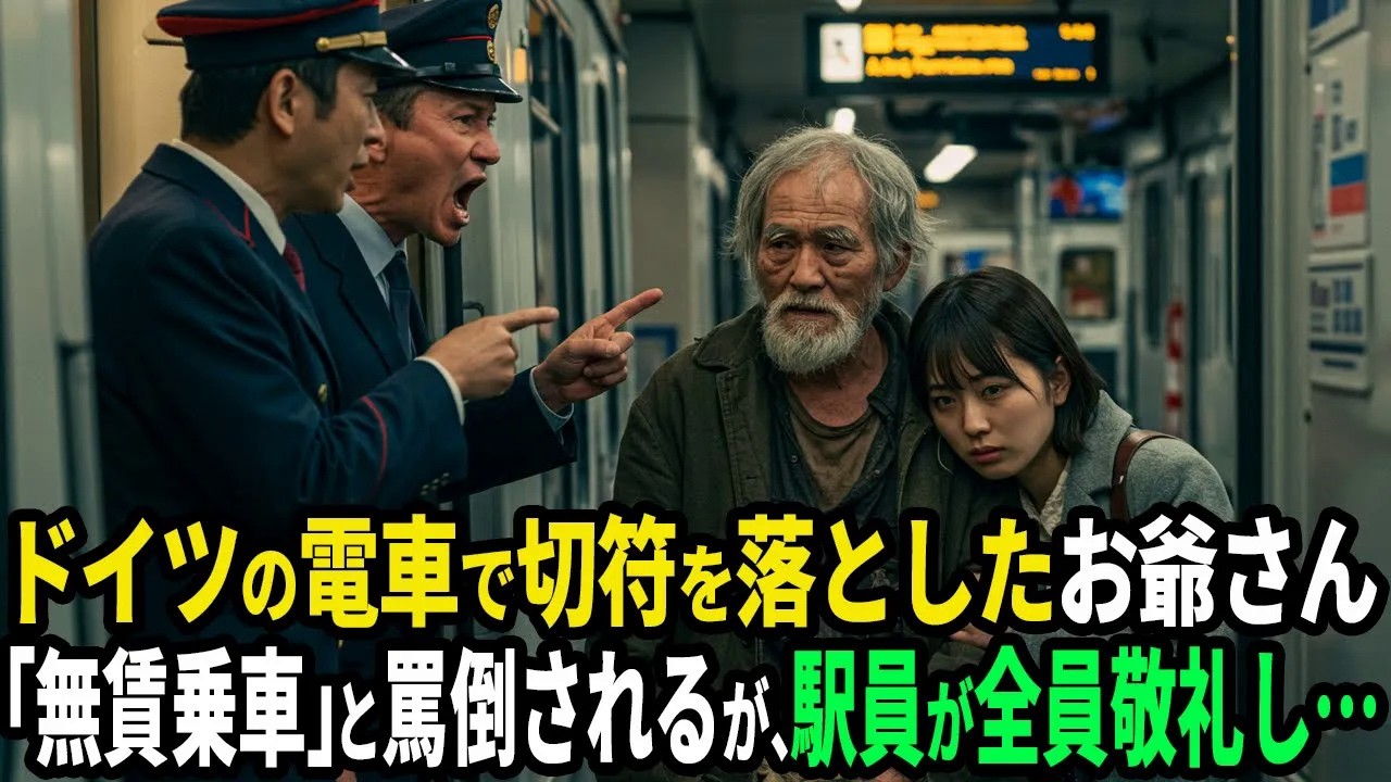 「無賃乗車」と怒鳴られるお爺さんを助けたのは貧乏高校生だった、実はお爺さんの衝撃の正体が！？