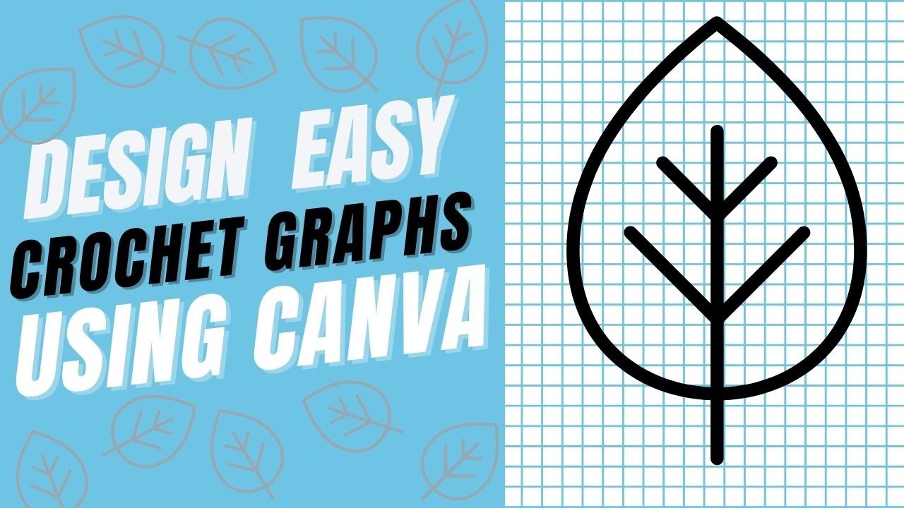 Как создавать схемы для вязания крючком с помощью CANVA
