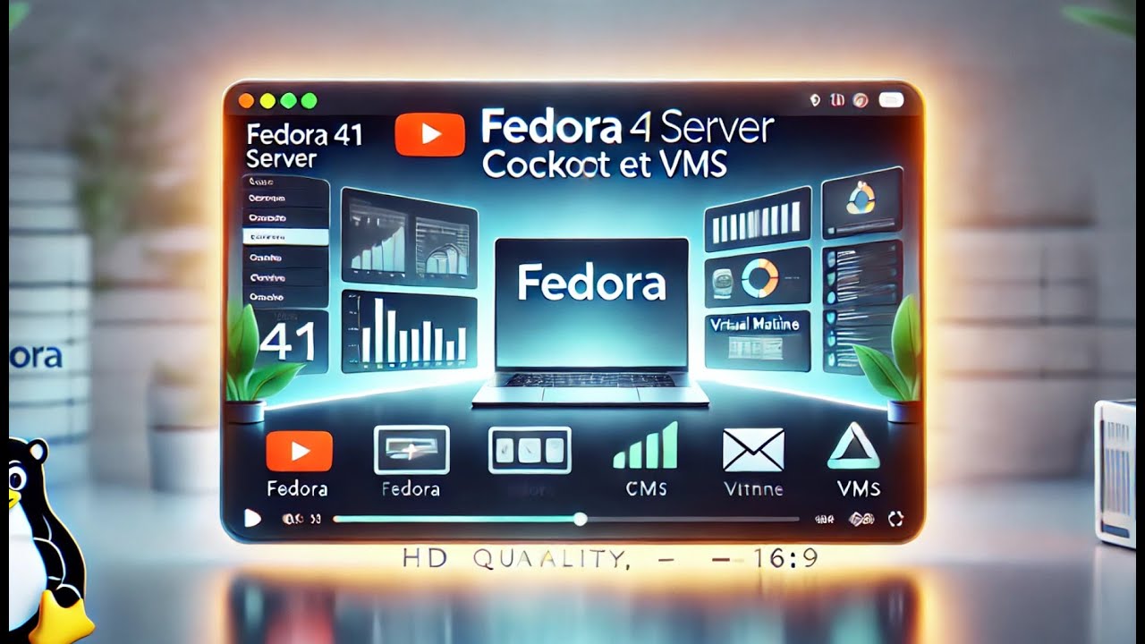 Découverte de Fedora 41 Server : Gestion Avancée et Machines Virtuelles avec Cockpit (Partie 2)