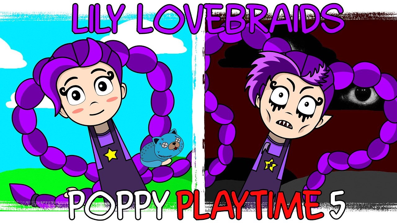 My Sprunki OC: Lily Lovebraids (from Poppy Playtime 5)