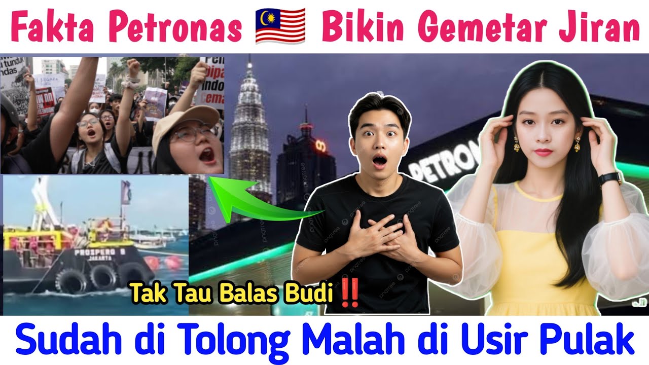HARUSNYA KITA MALU, PETRONAS 🇲🇾 DATANG UNTUK TOLONG MALAH DI DEMO GINI
