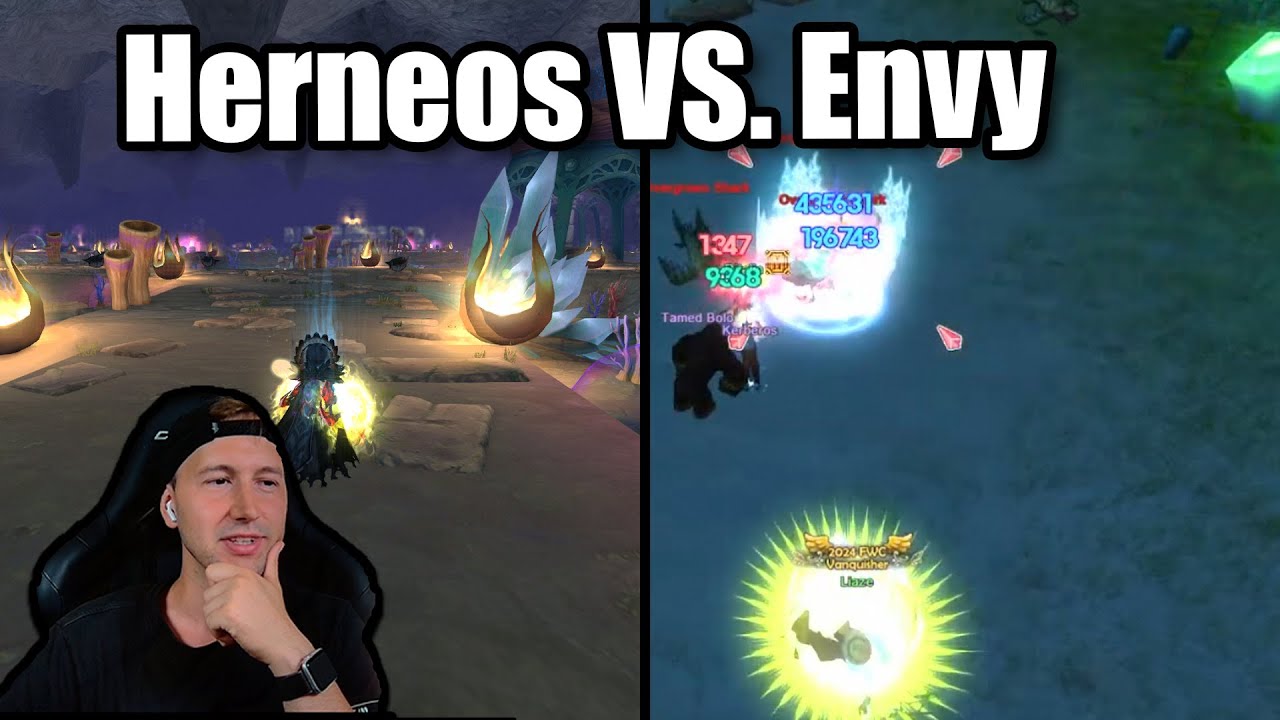 FlyFF Universe Level 1h Herneos Dungeon vs. Envy Depths
