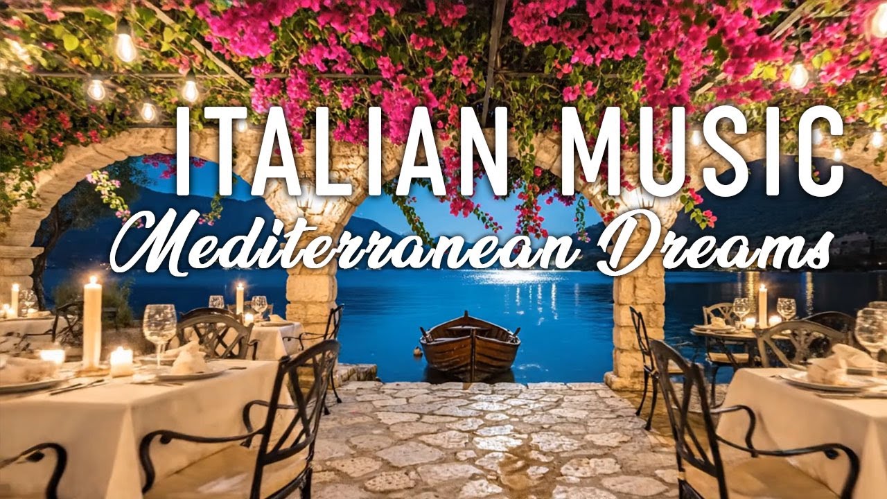 🎶 Italian Vibes & Mediterranean Music 🎶 2+ Hours Scenic Amalfi Coast & Lake Como Relaxation 4K