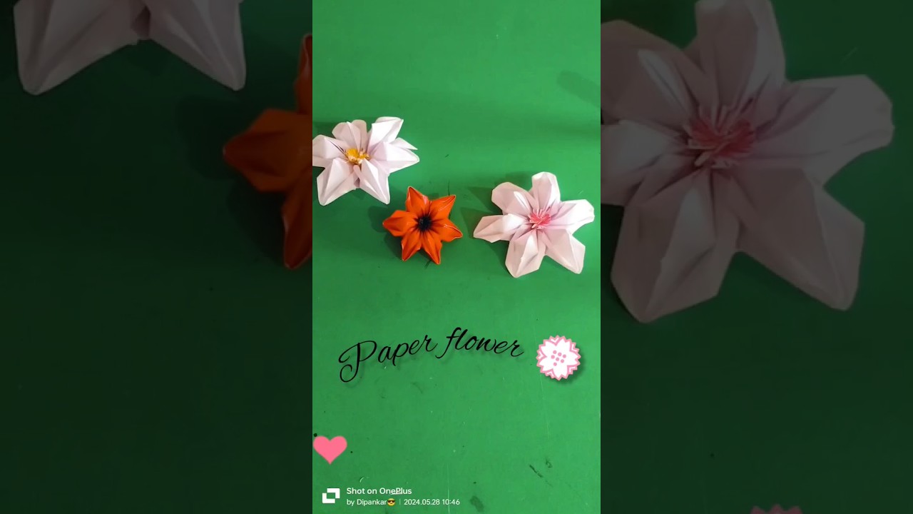 DIY paper Flower 🌹||#shorts #ytshorts #diy #Dipankar'S Craft world #viral #origami  @CrafterAditi