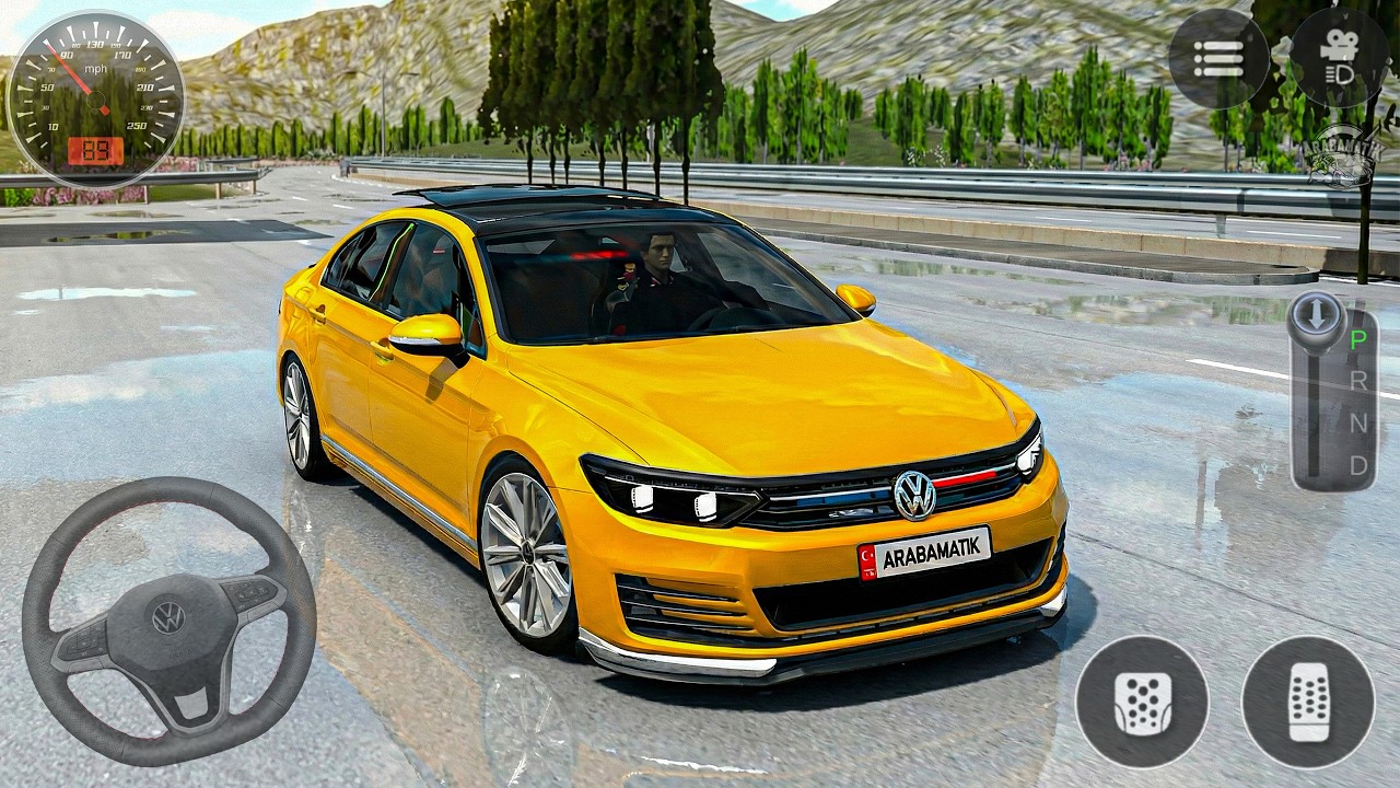 Modifiyeli Passat S&uuml;r&uuml;ş Sim&uuml;lat&ouml;r Oyunu - Pasat City Araba Oyunu - Android GamePlay
