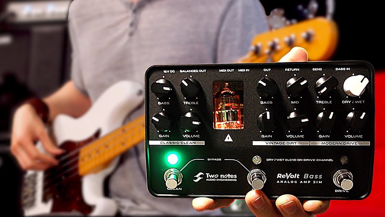 REVOLT BASS // Tube-Driven All-Analog Amp Sim Pedal