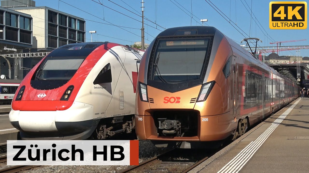 Zürich HB 20.06.2025 - ICE aus Hamburg & TGV nach Paris im internationalen Bahnverkehr