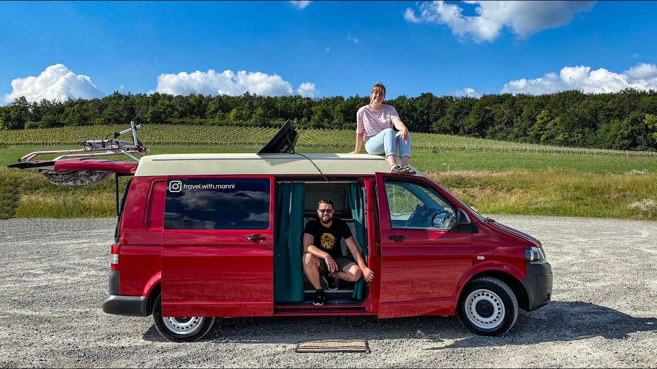 Roomtour #3 - VW T5 DIY Campervan mit Mittelhochdach - IKEA Kallax als Schrank im Van verbaut 😎