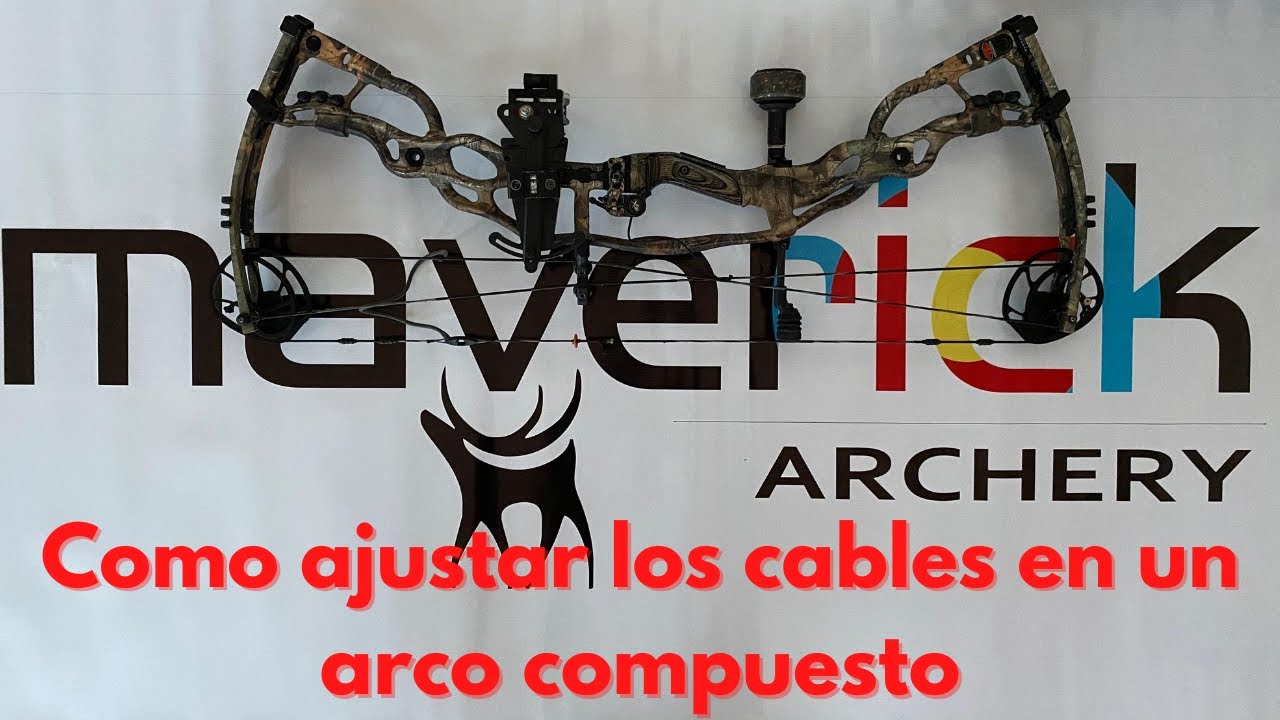 Como ajustar cables en arco compuesto y ganar mas libras