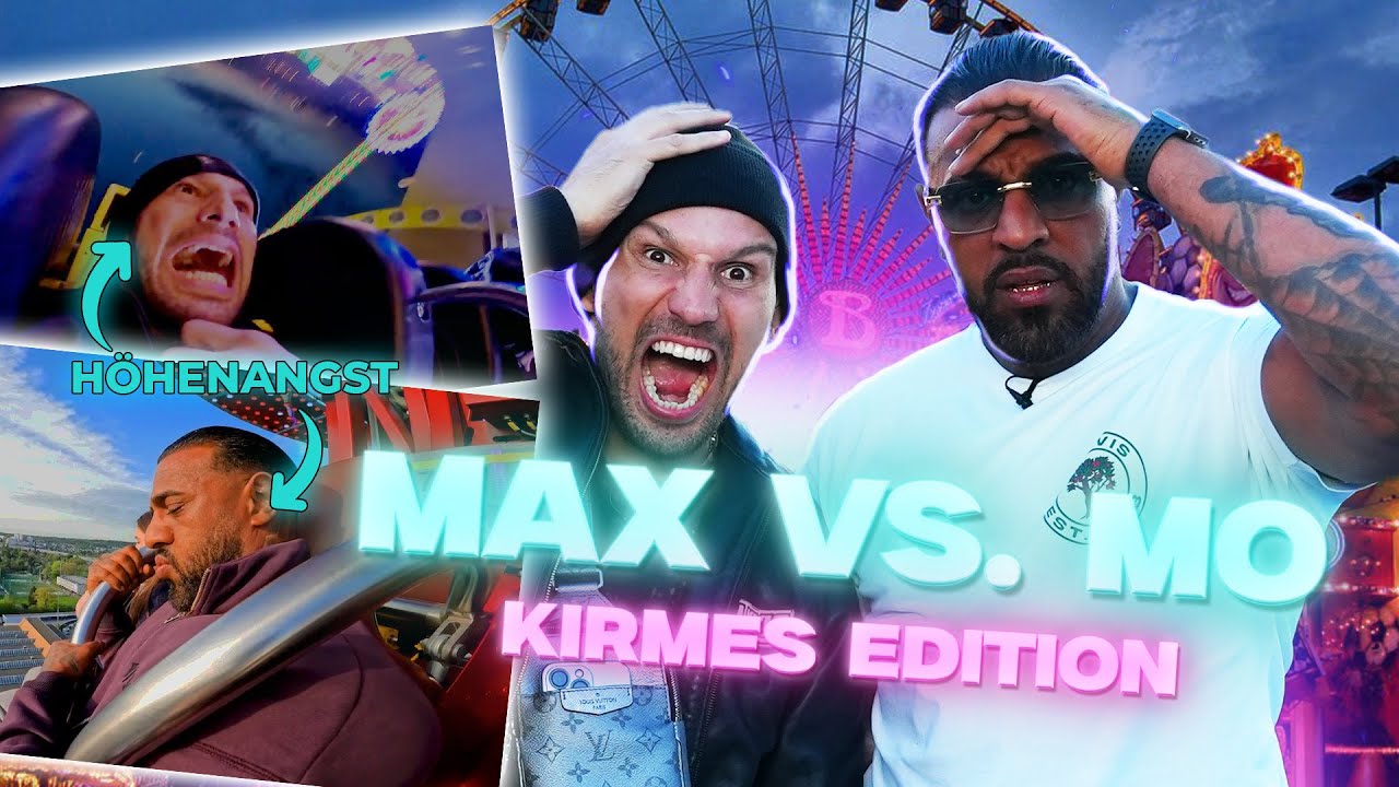 Die KRANKESTE Kirmes Challenge ever 😱 Freefall Tower, Booster Maxxx uvm. mit MAX & MO