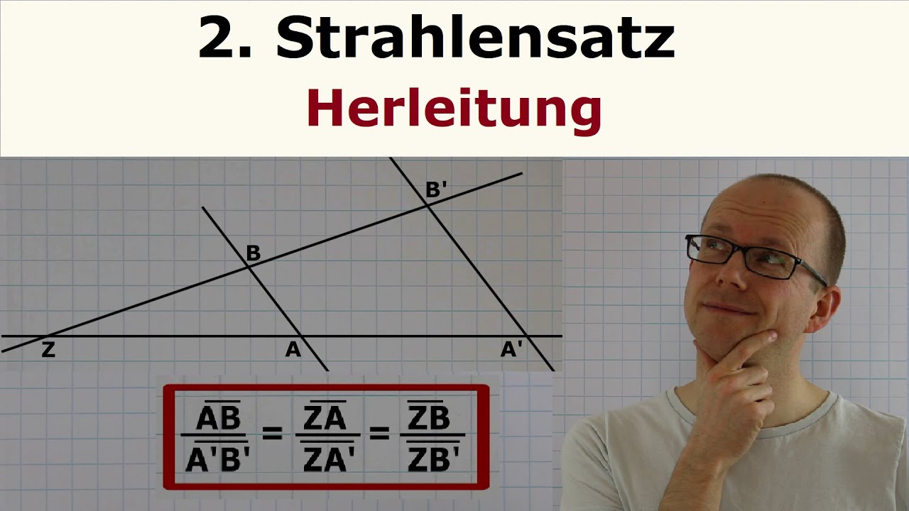 2. Strahlensatz - Herleitung